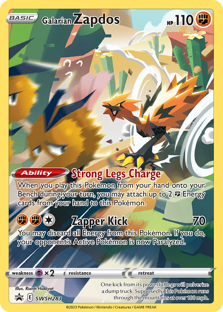 Galarian Zapdos - SWSH283 - Promo
