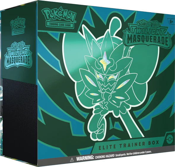 Pokemon - Scarlet and Violet - Twilight Masquerade - Elite Trainer Box September 2025 Restock (Pre-Order)