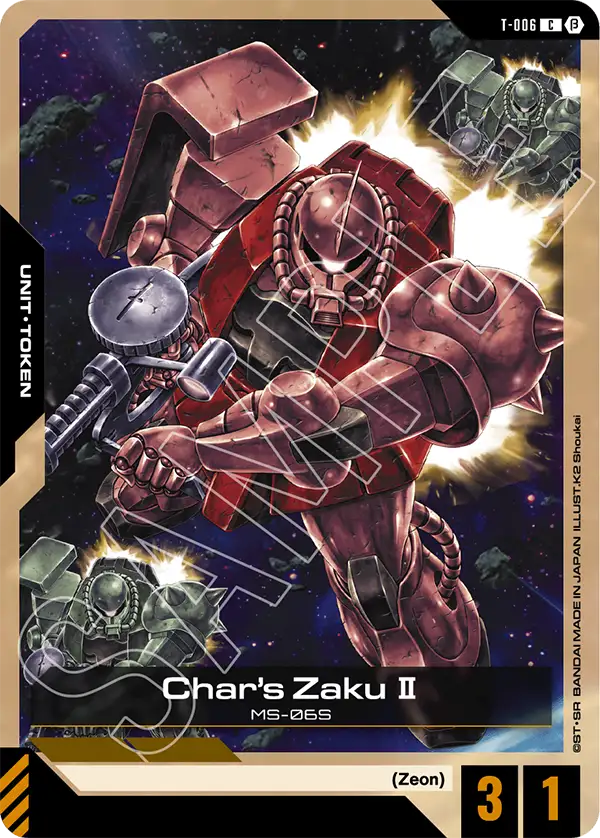 Char's Zaku Ⅱ - T-006B - Edition Beta - C