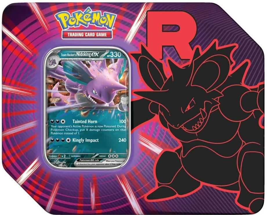 Pokemon - Team Rocket Tins Bundle of 3 - (Pre-Order) Limit 1 Per Customer