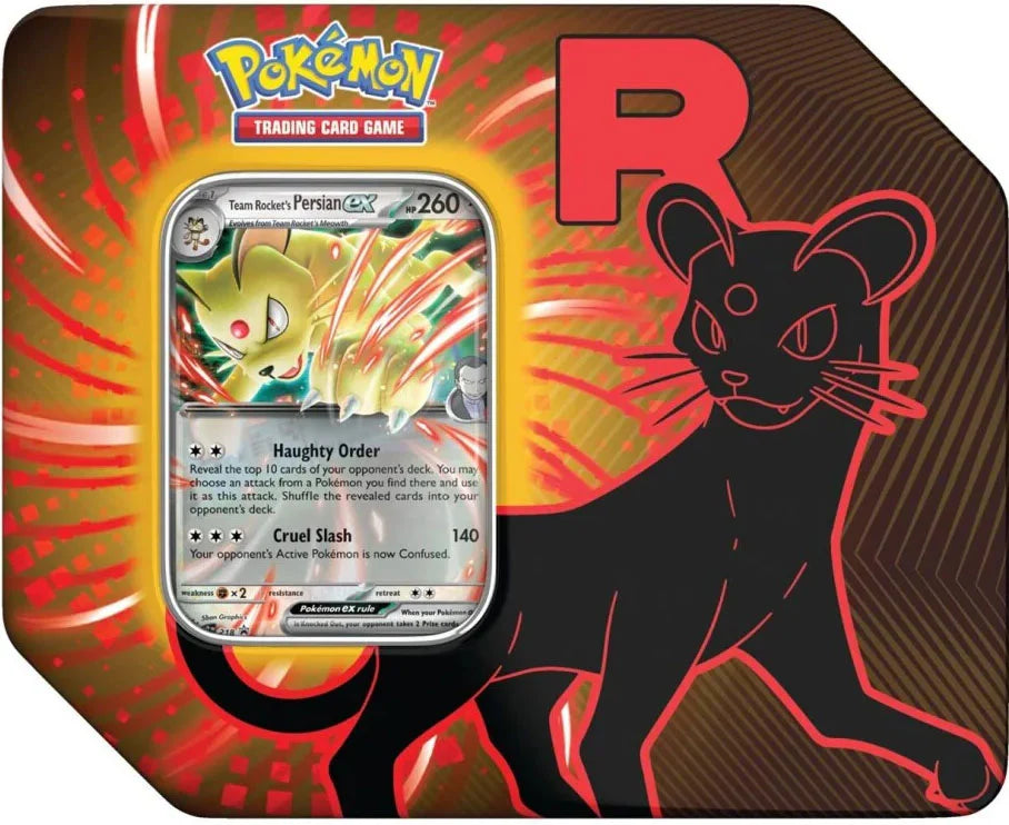 Pokemon - Team Rocket Tins Bundle of 3 - (Pre-Order) Limit 1 Per Customer