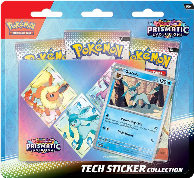 Pokemon - Scarlet & Violet - Prismatic Evolutions - Tech Sticker Collection
