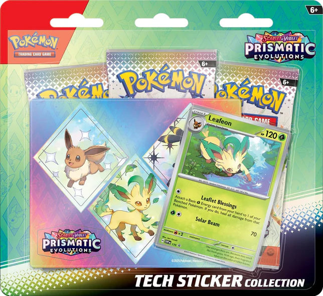 Pokemon - Scarlet & Violet - Prismatic Evolutions - Tech Sticker Collection