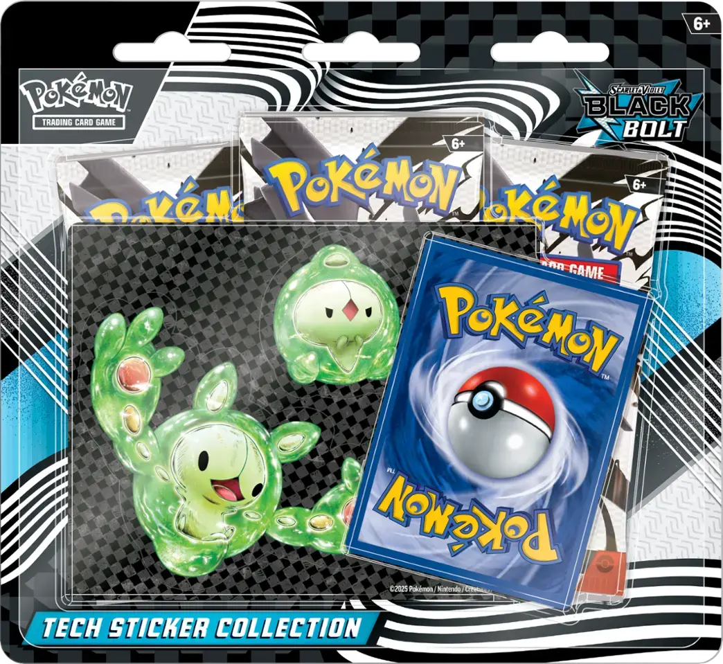 Pokemon - Scarlet and Violet - Black Bolt - Tech Sticker Collection Limit 1 Per Customer