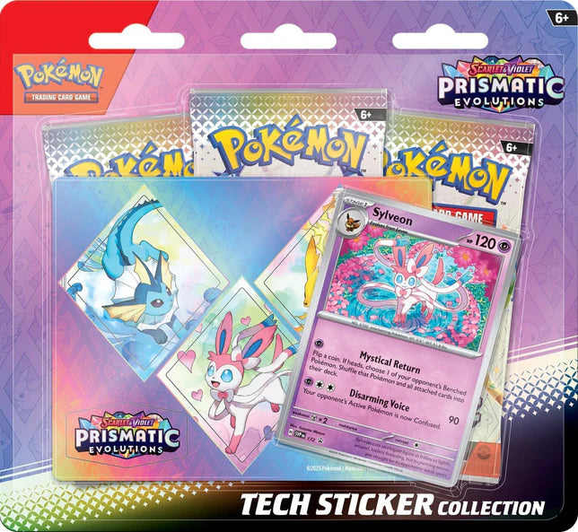 Pokemon - Scarlet & Violet - Prismatic Evolutions - Tech Sticker Collection