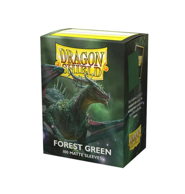 Dragon Shield - 100ct Standard Size - Forest Green Matte