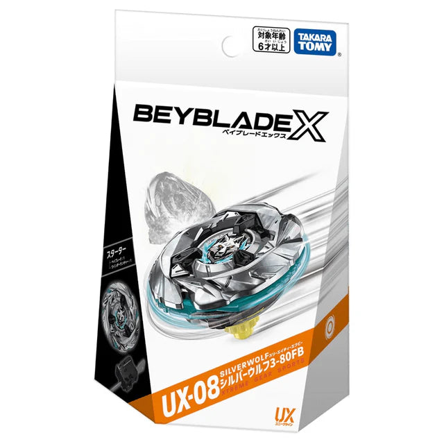 Beyblade X - UX-08 Silver Wolf 3-80FB Starter