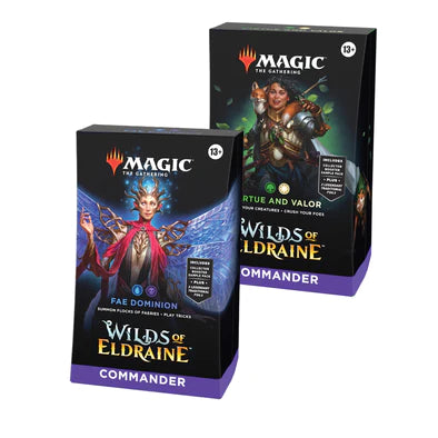 Magic: The Gathering - Wilds of Eldraine - Commander Deck - Set of 2