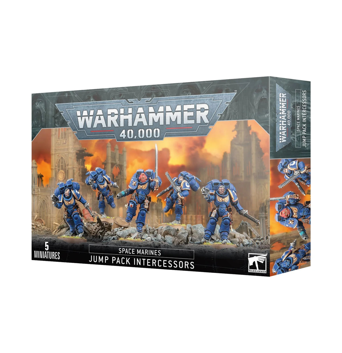 Warhammer 40,000 - Space Marines - Assault Intercessors with Jump Packs