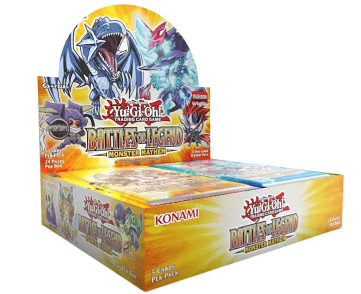 Yugioh - Battles of Legend - Monster Mayhem Booster Box Case - 12 Boxes - 1st Edition