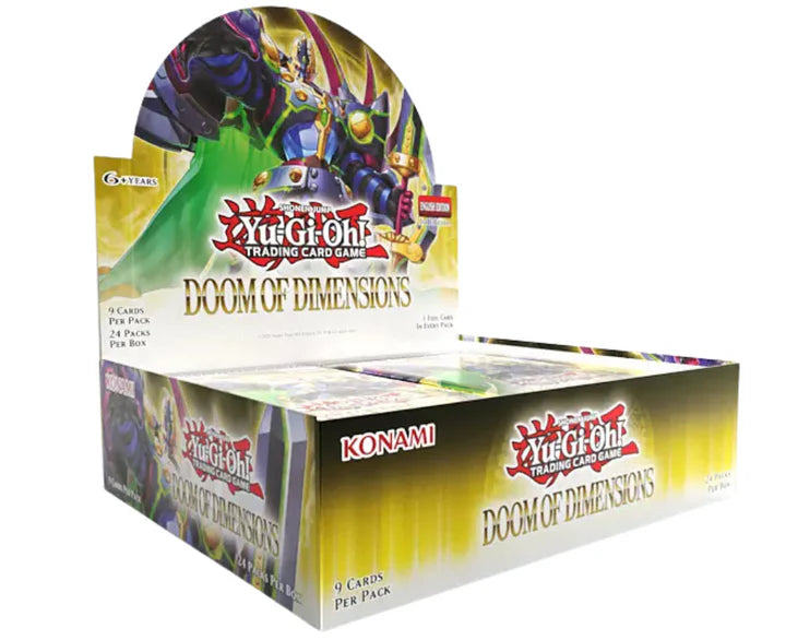 Yugioh - Doom of Dimensions Booster Box Case - 12 Boxes - 1st Edition (Pre-Order)