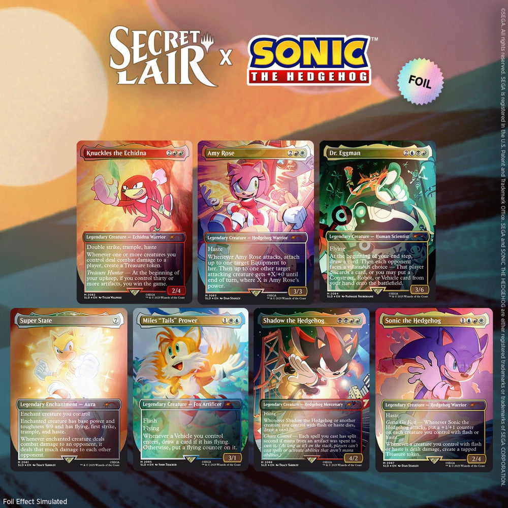 Magic: The Gathering - Secret Lair x Sonic: Friends & Foes (Foil)