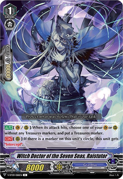 Witch Doctor of the Seven Seas, Raistutor (V-BT09/088EN) [Butterfly d'Moonlight]