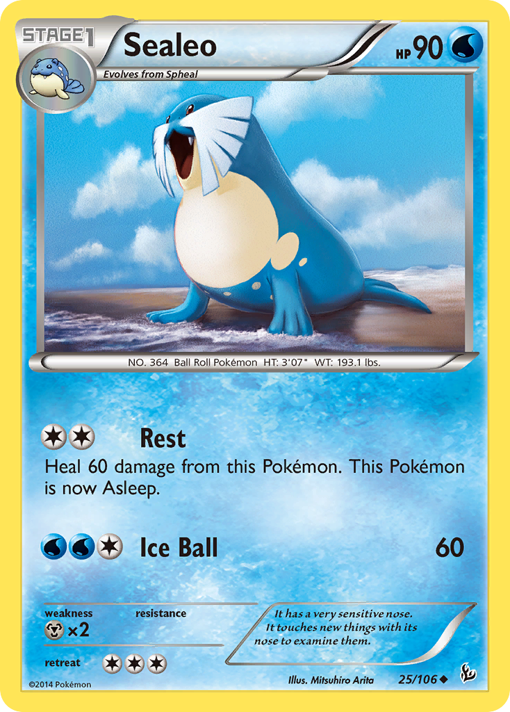 Sealeo (25/106) [XY: Flashfire]