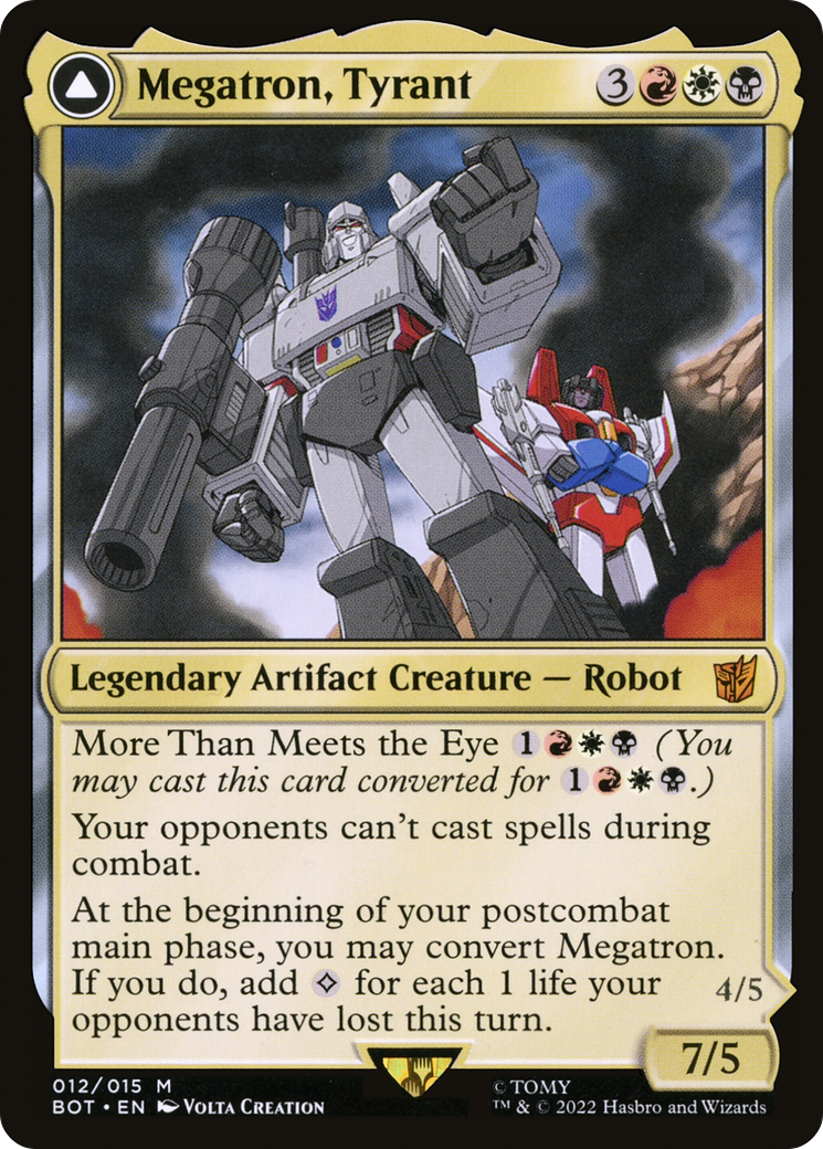 Megatron, Tyrant (BOT-012) - Transformers Foil