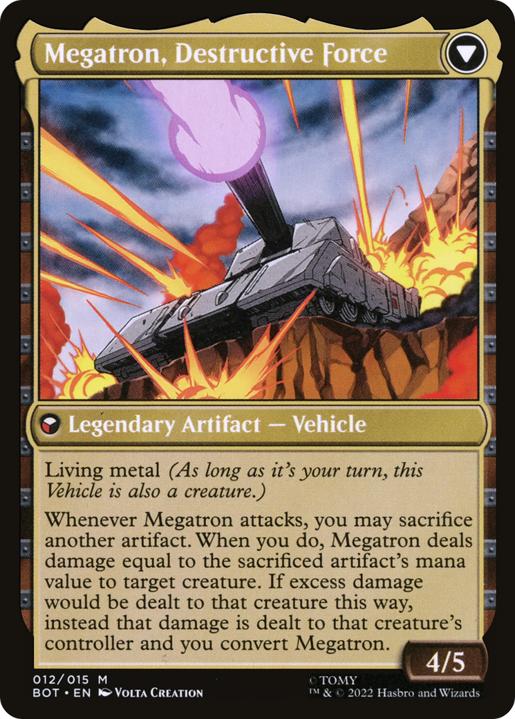 Megatron, Tyrant (BOT-012) - Transformers Foil