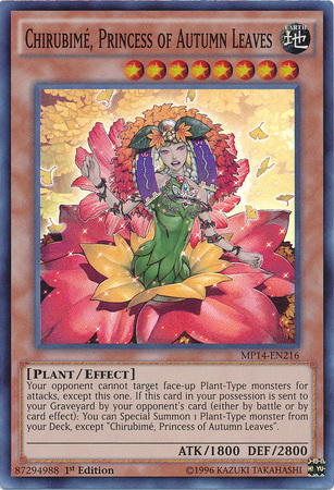 Chirubime, Princess of Autumn Leaves [MP14-EN216] Super Rare