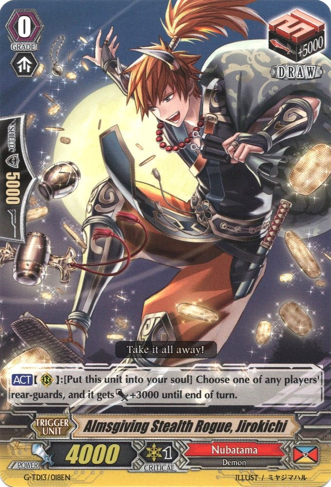 Almsgiving Stealth Rogue, Jirokichi (G-TD13/018EN) [Evil Eye Sovereign]