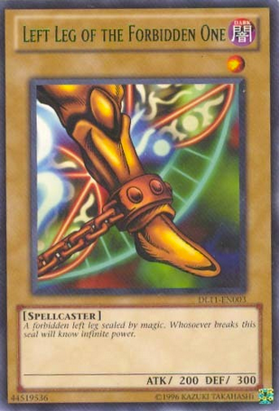 Left Leg of the Forbidden One (Green) [DL11-EN003] Rare