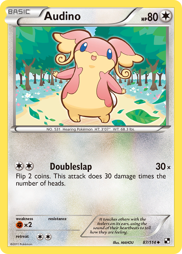 Audino (87/114) [Black & White: Base Set]