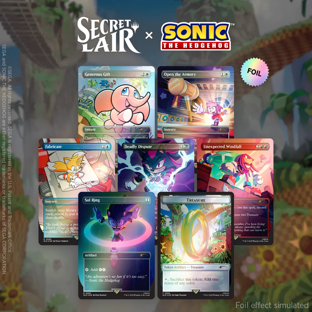 Magic: The Gathering - Secret Lair x Sonic: Chasing Adventure (Foil)