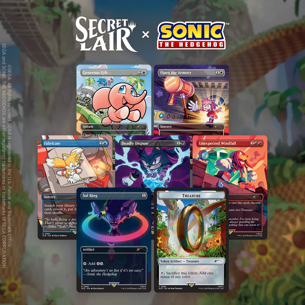 Magic: The Gathering - Secret Lair x Sonic: Chasing Adventure