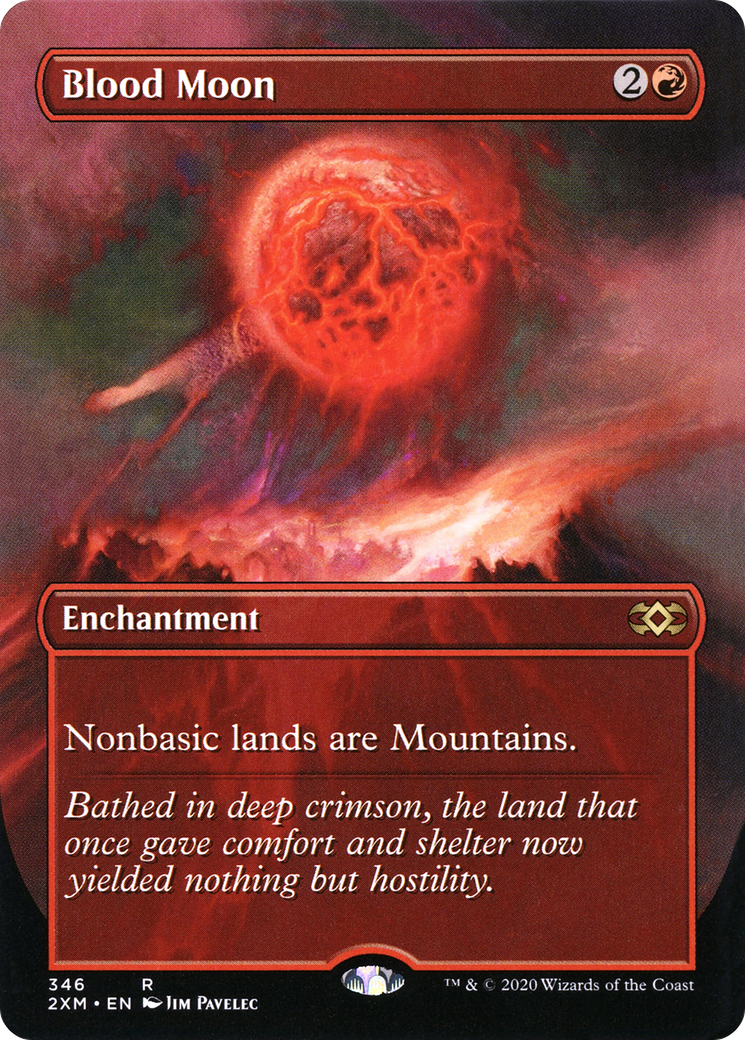 Blood Moon (Borderless) (2XM-346) - Double Masters (Borderless)