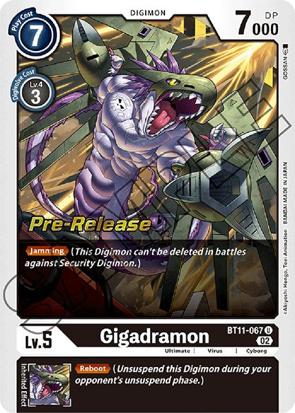 Gigadramon [BT11-067] [Dimensional Phase Pre-Release Promos]