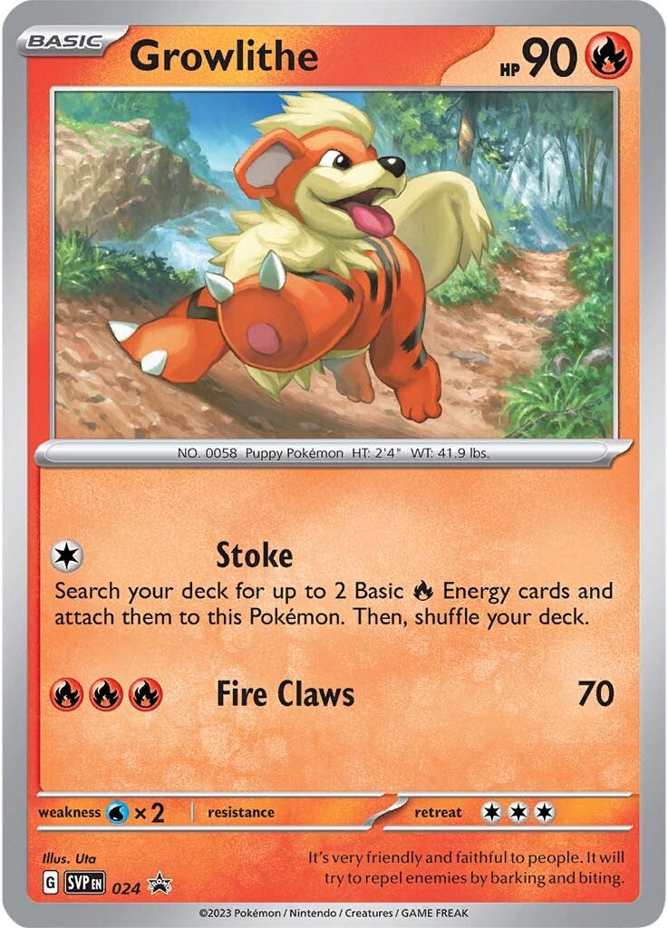 Growlithe (024) [Scarlet & Violet: Black Star Promos]