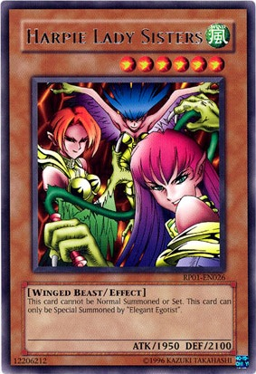 Harpie Lady Sisters [RP01-EN026] Rare