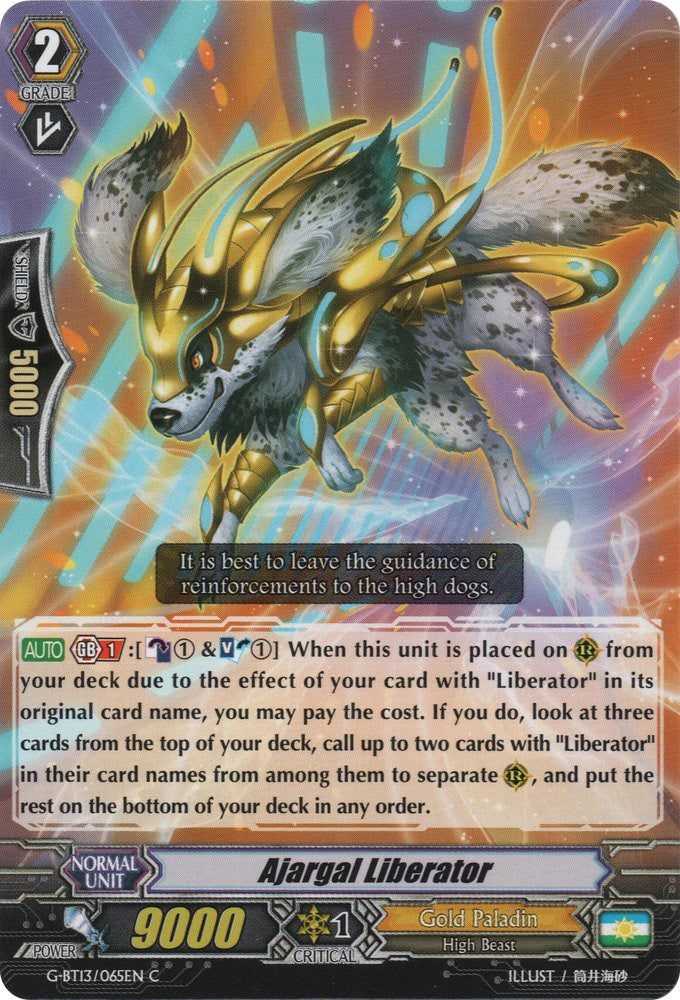 Ajargal Liberator (G-BT13/065EN) [Ultimate Stride]