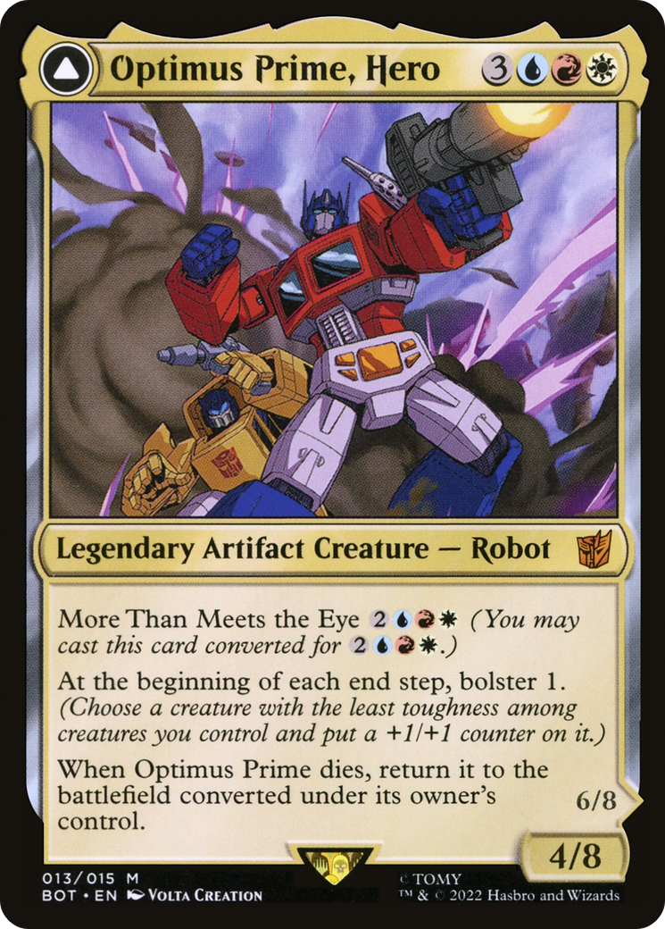 Optimus Prime, Hero (BOT-013) - Transformers Foil