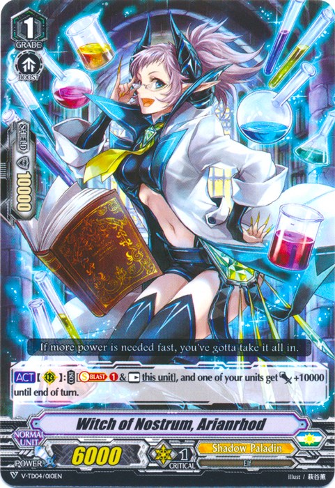 Witch of Nostrum, Arianrhod (V-TD04/010EN) [Ren Suzugamori]