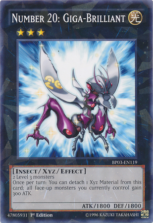 Number 20: Giga-Brilliant [BP03-EN119] Shatterfoil Rare