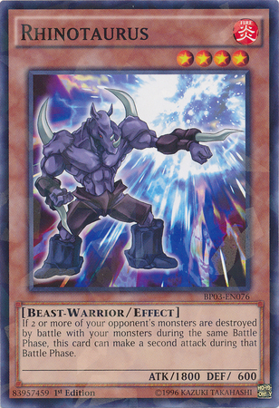 Rhinotaurus [BP03-EN076] Shatterfoil Rare