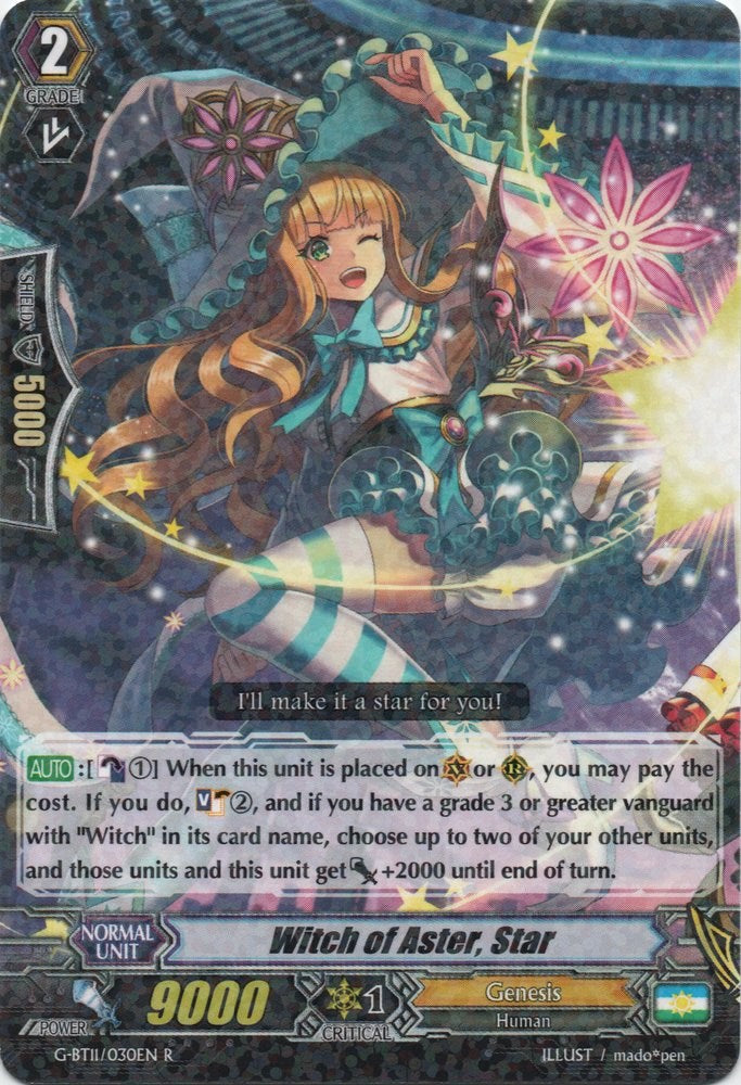 Witch of Aster, Star (G-BT11/030EN) [Demonic Advent]