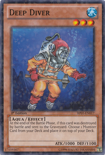 Deep Diver [BP01-EN017] Starfoil Rare