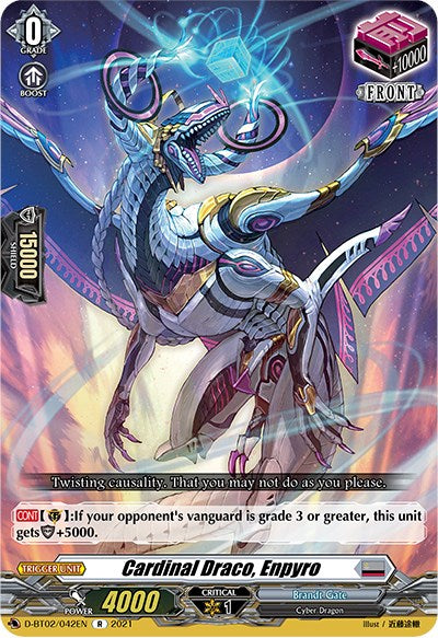 Cardinal Draco, Enpyro (D-BT02/042EN) [A Brush with the Legends]