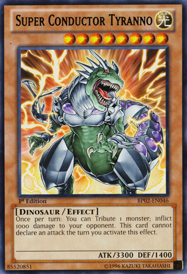 Super Conductor Tyranno [BP02-EN046] Mosaic Rare