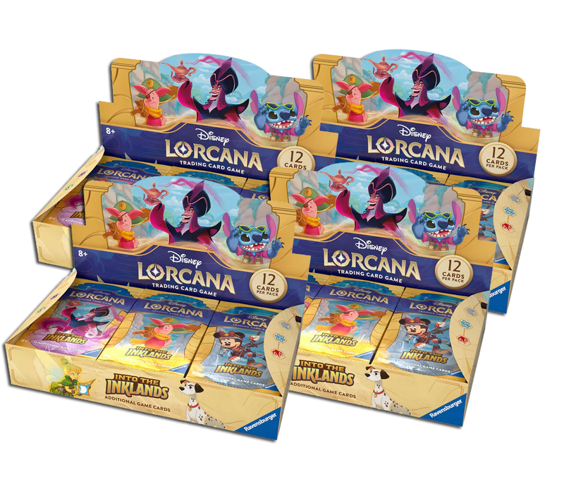 Disney Lorcana: Into the Inklands - Booster Box Case - 4 Boxes