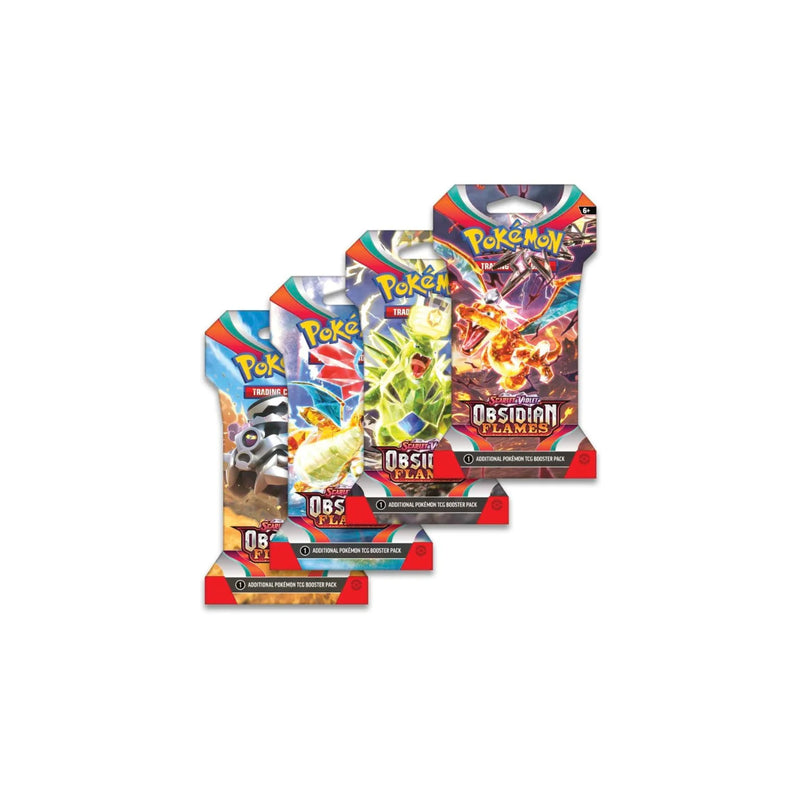 Pokemon - Scarlet and Violet - Obsidian Flames - Sleeved Booster Pack - 24 Pack Bundle