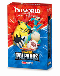 Palworld Official Card Game Dawn of Palpagos Start Deck (Red-Blue) box art