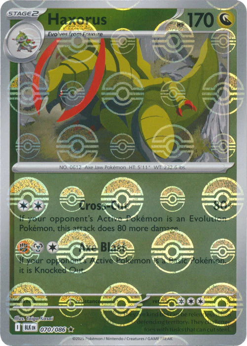 Haxorus (Poke Ball Pattern) - 070/086 - Rare - Holofoil