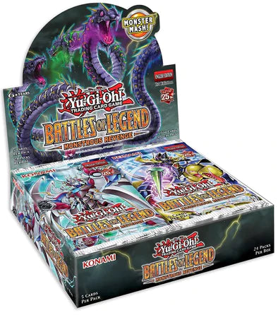 Yugioh - Battles of Legend: Monstrous Revenge Booster Box 3 Cases - 36 Boxes - 1st Edition