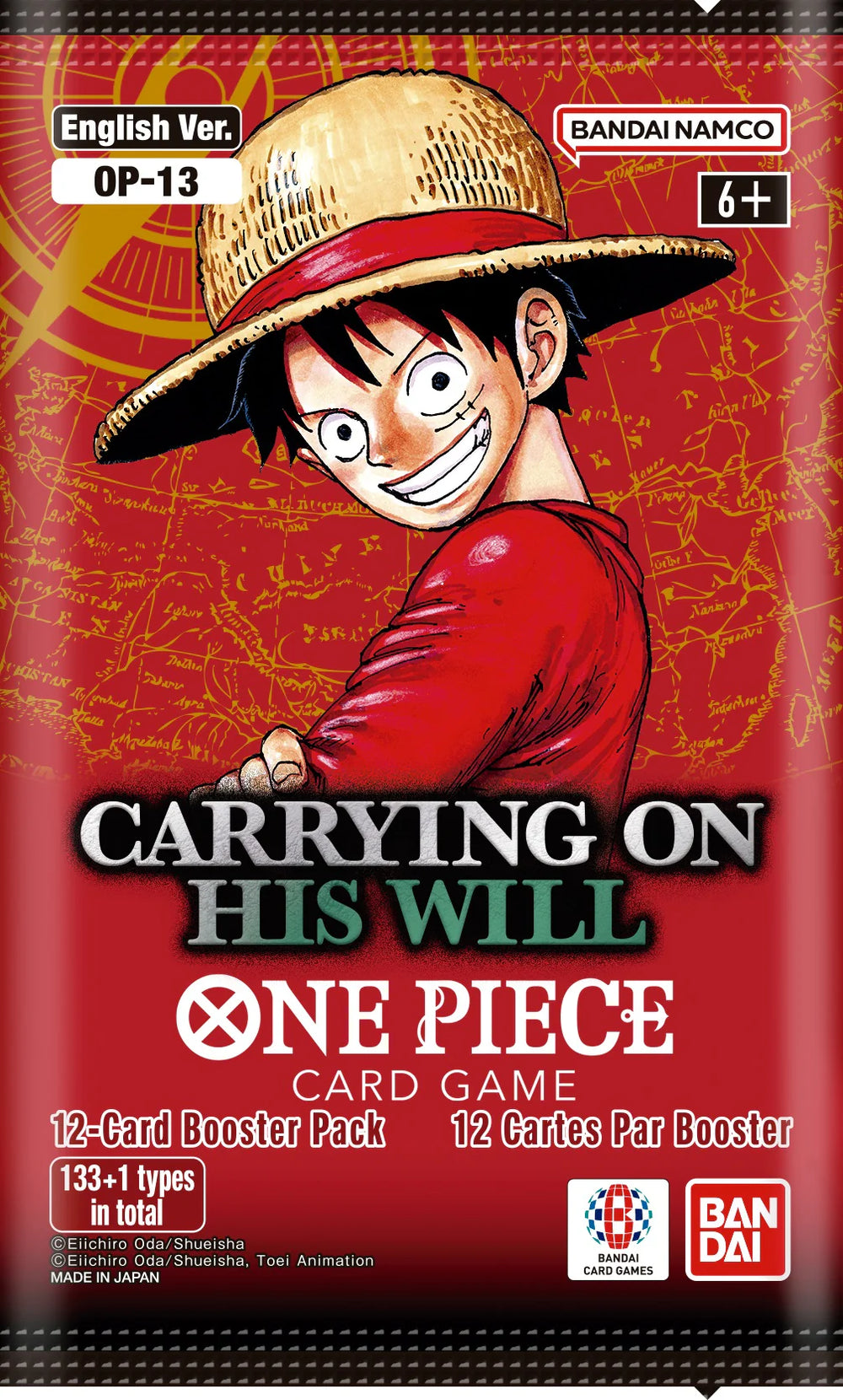 One Piece Card Game - OP-13 - Carrying On His Will Booster Pack