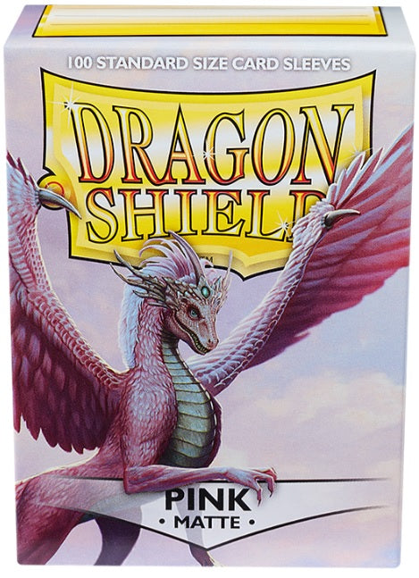 Dragon Shield - 100ct Standard Size - Pink Matte