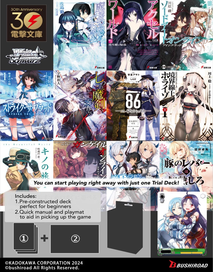 Weiss Schwarz - Dengeki Bunko Schwarz Side Trial Deck