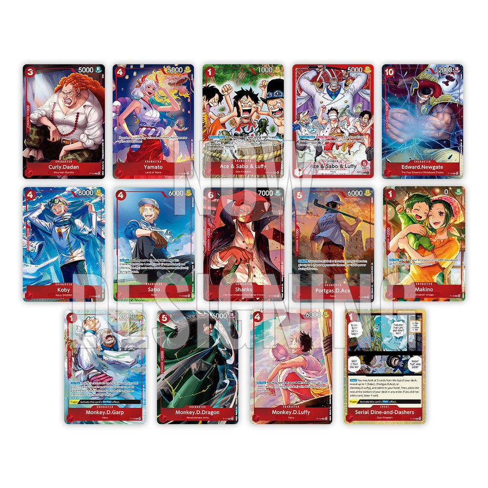 One Piece Card Game - Premium Card Collection - Best Selection Ace & Sabo & Luffy (Pre Order)