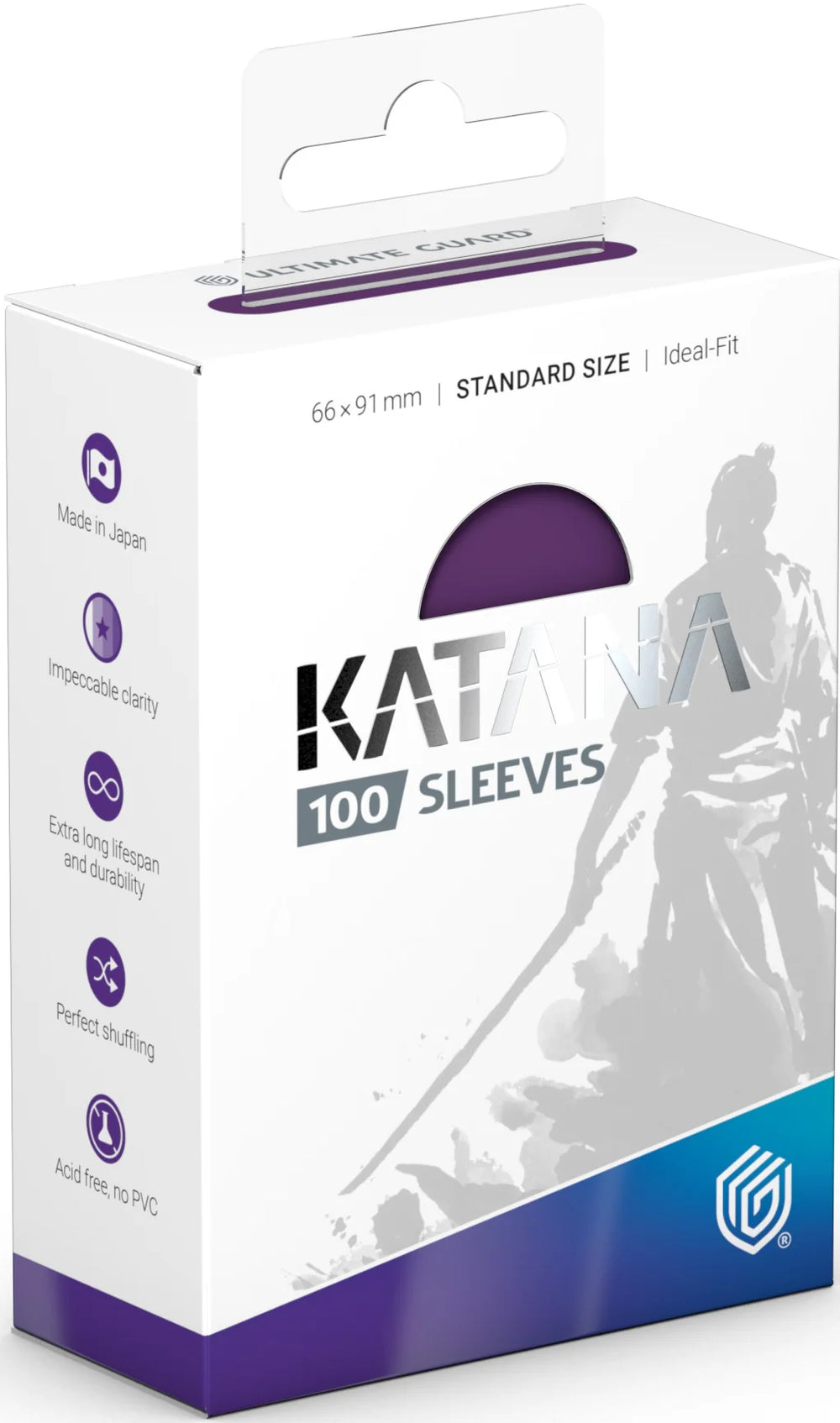Ultimate Guard - Katana Sleeves Standard Size - 100ct - Iris Bloom