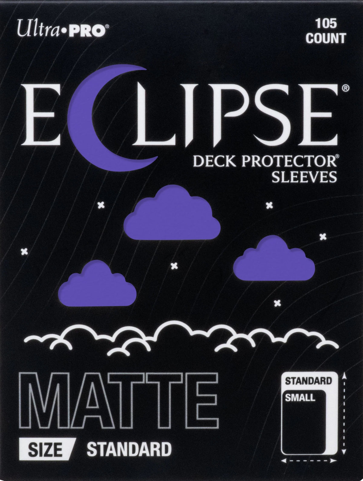 Ultra Pro - Standard Card Sleeves 105ct - D-Pro Enhanced Eclipse Matte - Various Colours
